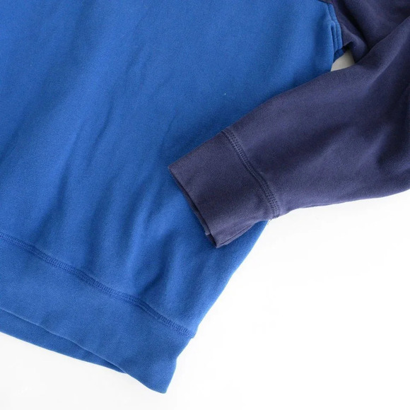 Vintage Y2K 90's Nautica Blue  Half Zip Sweater ~2XLarge - Picture 10 of 11